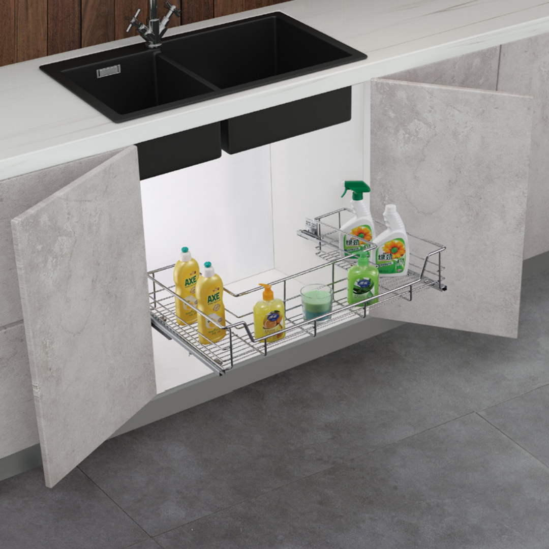 Undersink U-Shape Pull Out Basket (SUS 304)