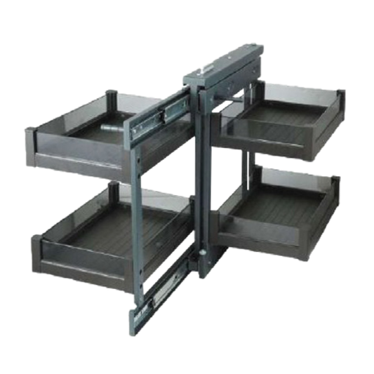 Magic Corner Basket with Soft Closing Slide