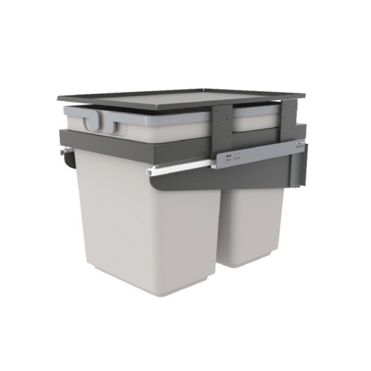 Bottom Mounted Bin With Soft Closing Slide - (Kitchen Utilities)