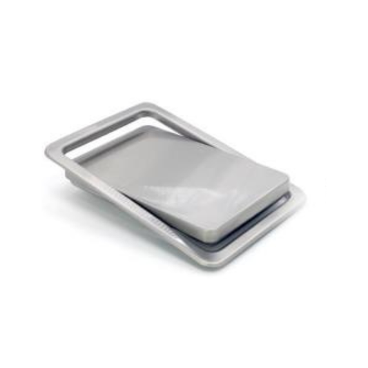Flat Lid Rectangular Waste Bin Cover SUS 304 (Kitchen Utilities)