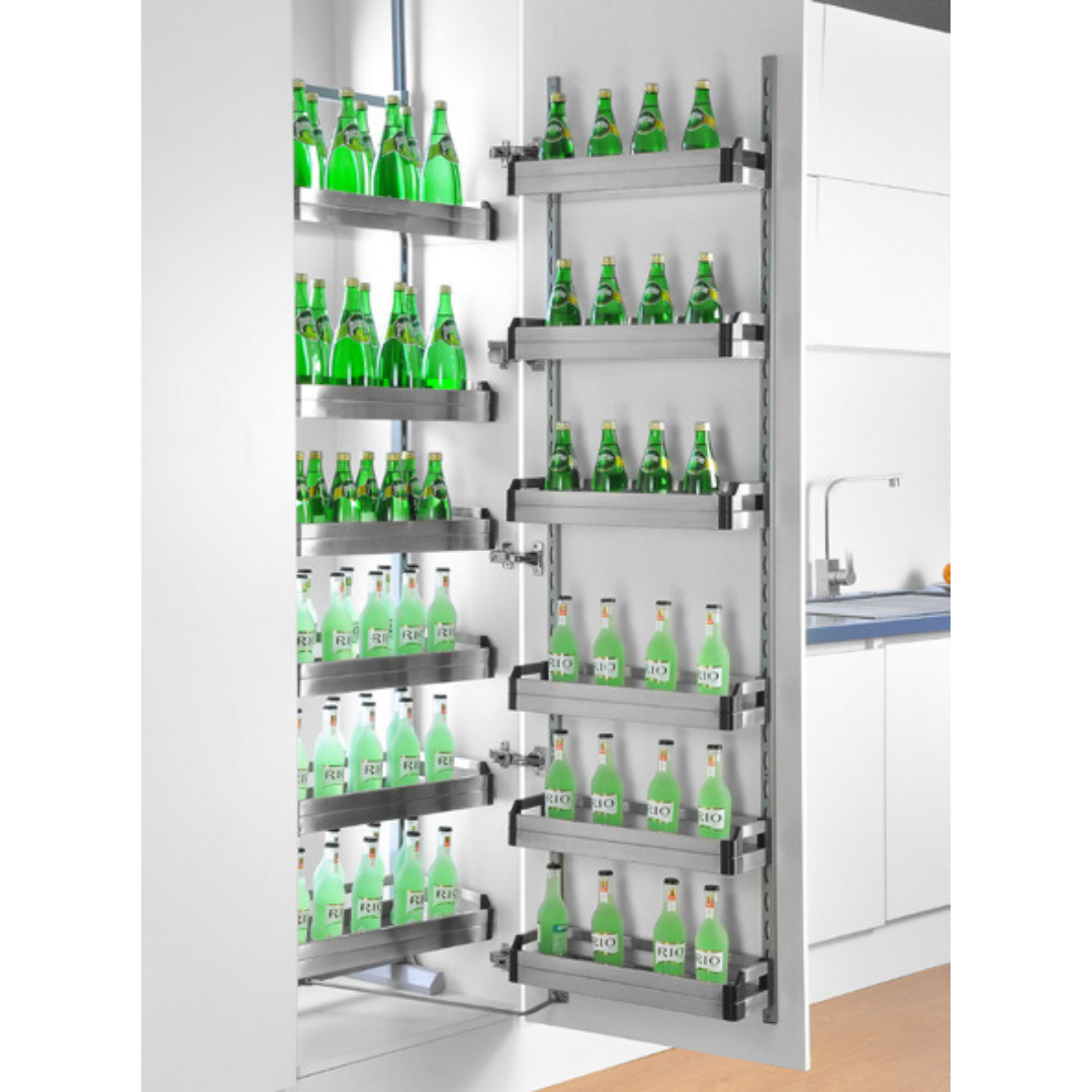Tall Tandem Pull Out Basket (Luxury Stainless Steel)