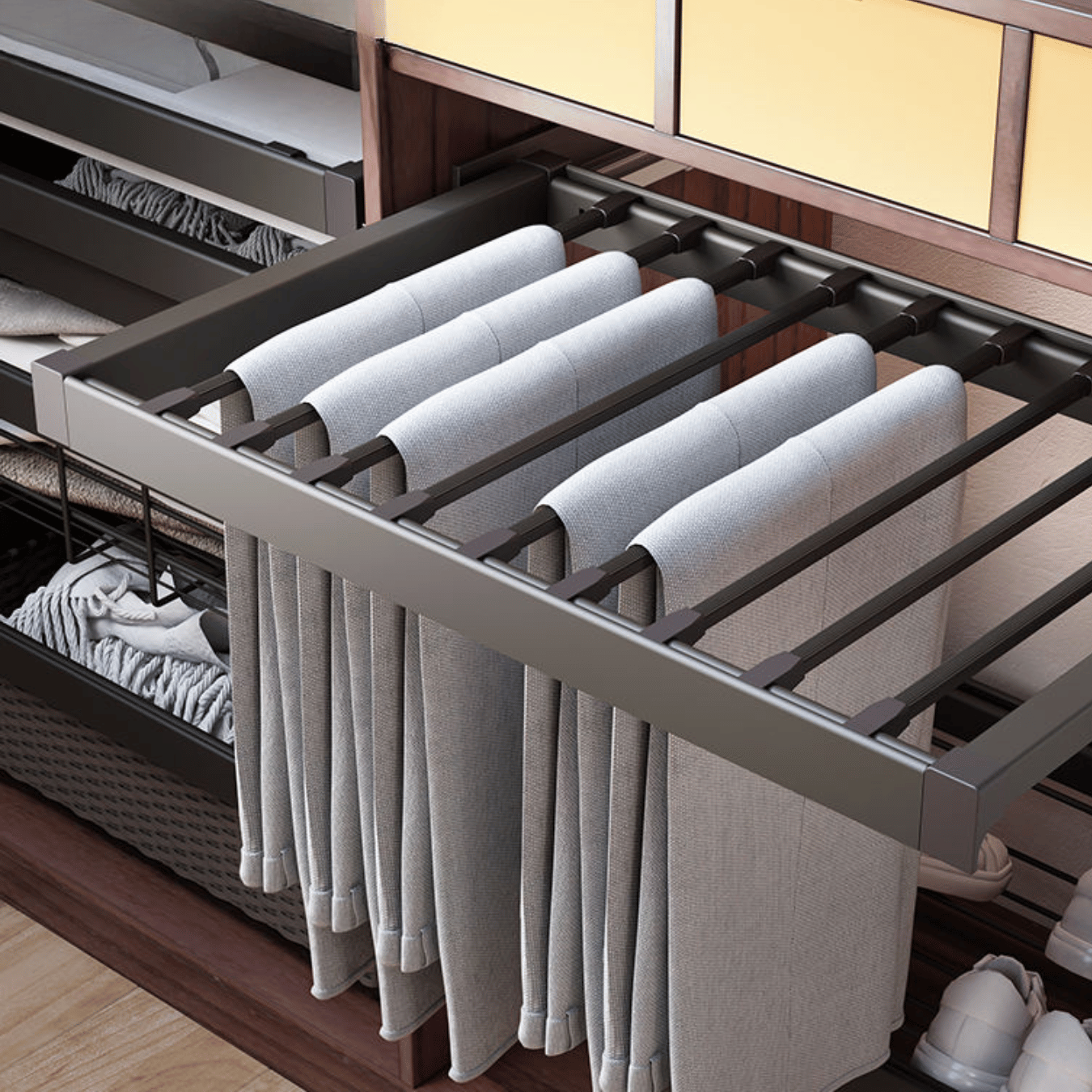 Mocha Trousers Rack