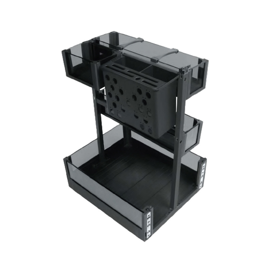 Multifunction Three Layer Basket With Undermount Soft Close Slide