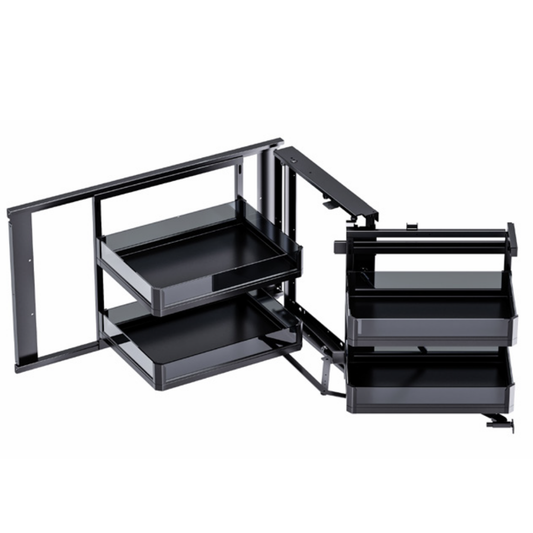 Magic Corner Basket with Soft Closing Slide