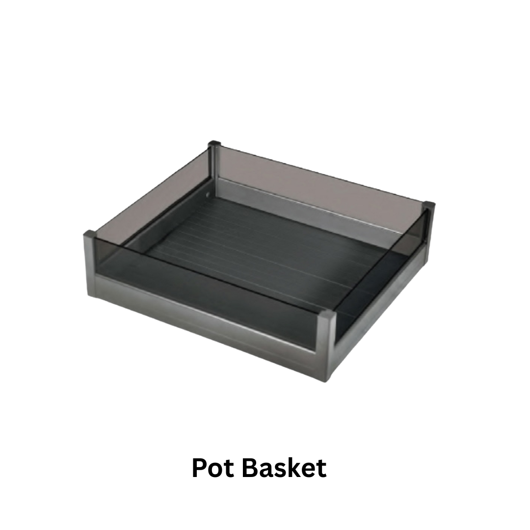 Four Side Double Basket with Undermount Soft Close Slide