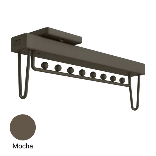 Mocha Clothes Holder with Eight Beads