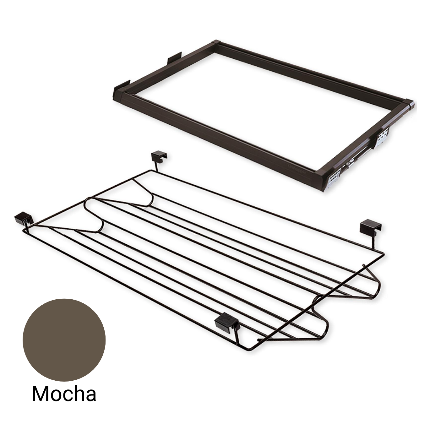 Mocha Pull Out Shoe Rack