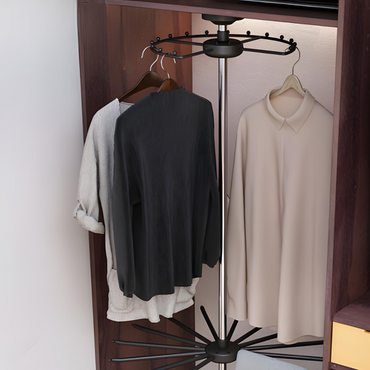 Mocha 3-Layer Rotating Basket