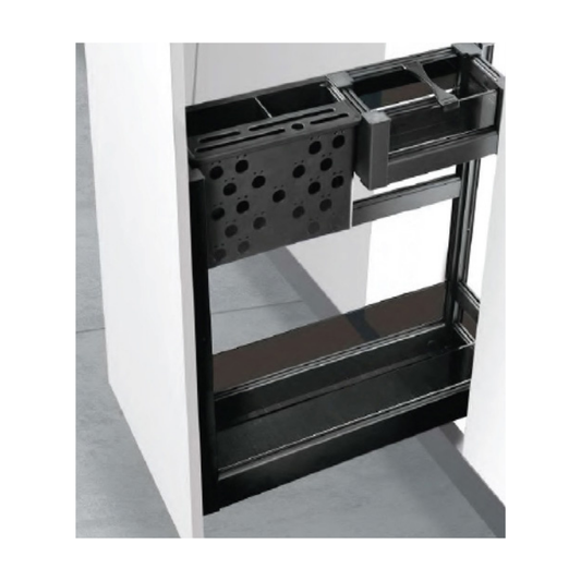 Multifunction Two Layer Basket With Undermount Soft Closing Slide