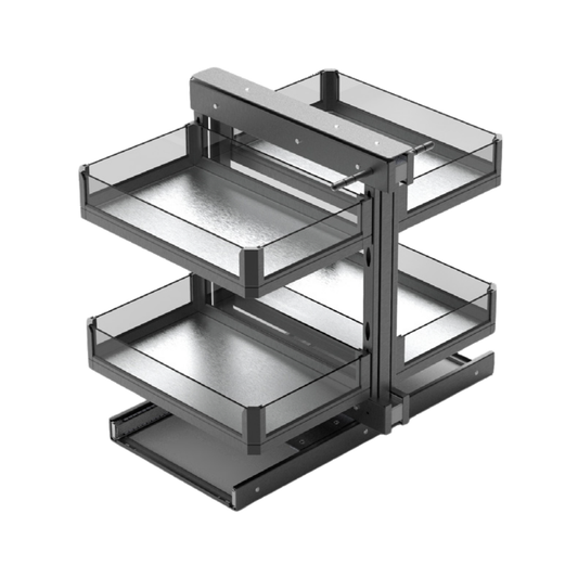 Magic Corner Basket with Soft Closing Slide
