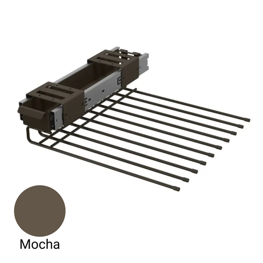 Mocha Top Mounted Pants Rack