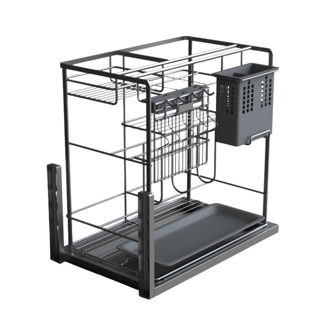 Multifunction Basket with Undermount Soft Closing Slide
