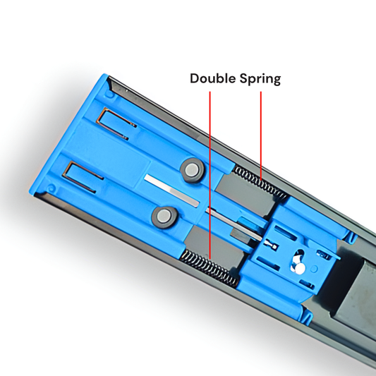 3641 Full Extension with Soft-Closing Drawer Slide - Double Spring (Eco)