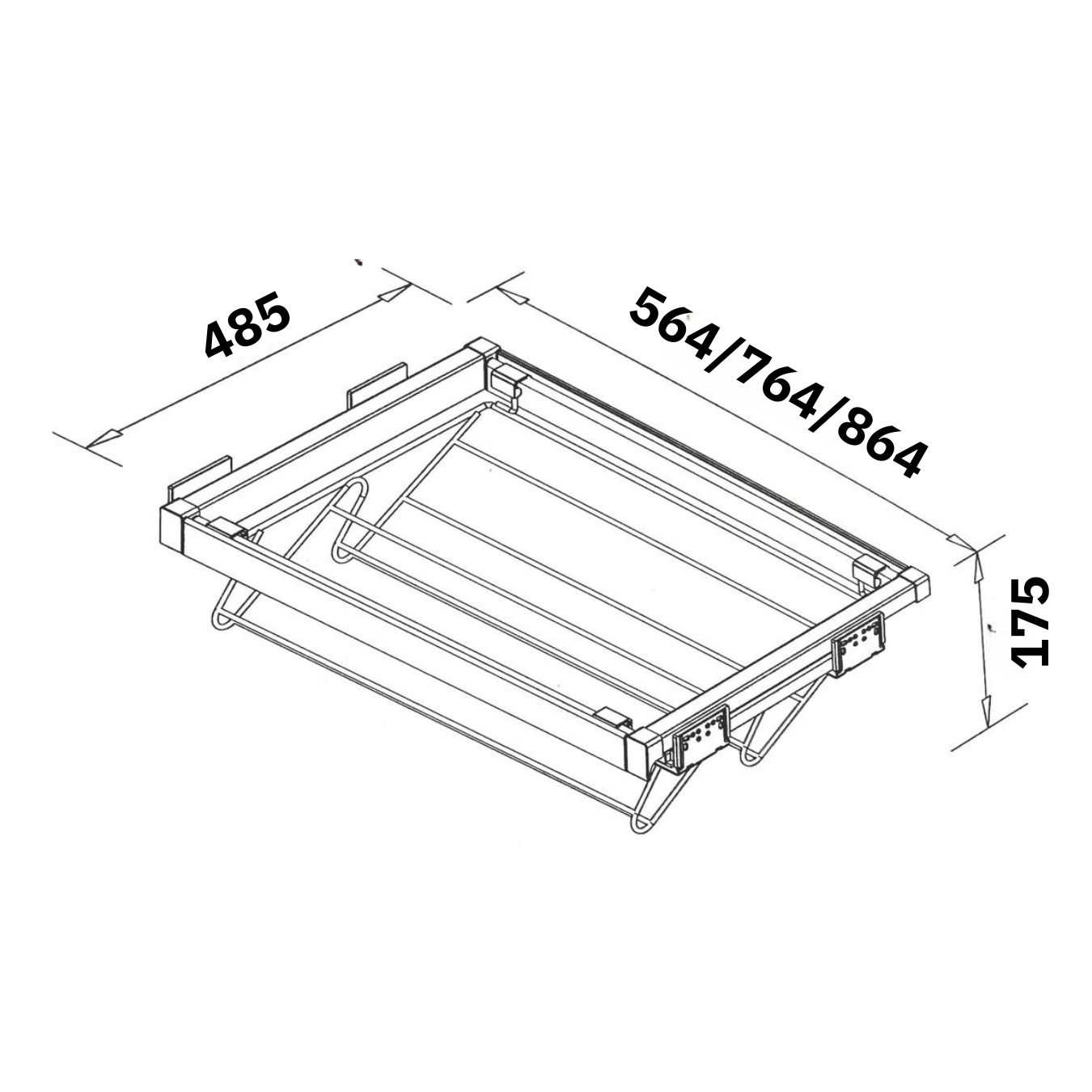 Mocha Pull Out Shoe Rack