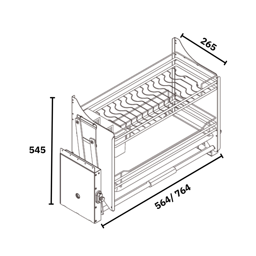 Up and Down Storage Kit Elevator Basket