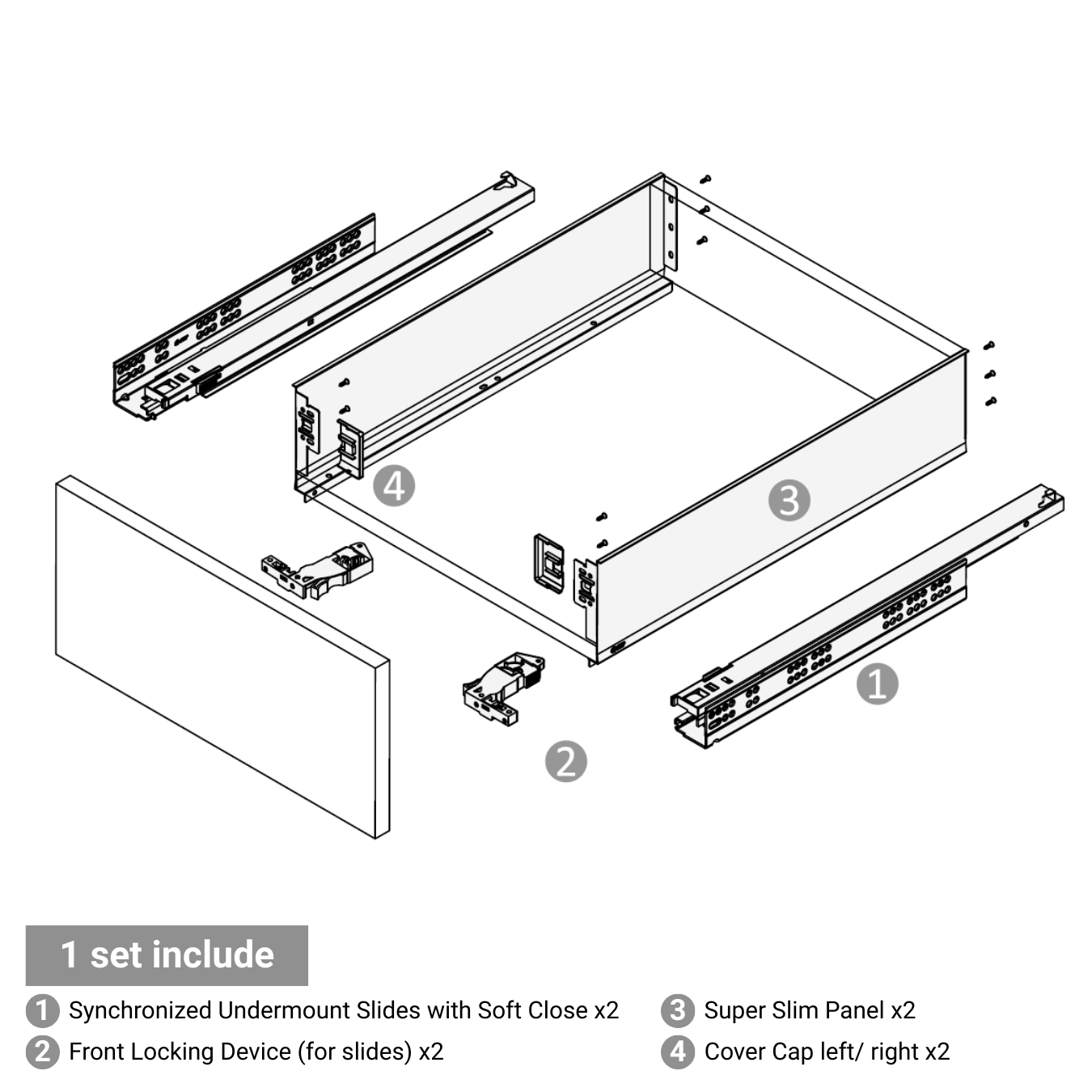 Super Slim Box - Medium