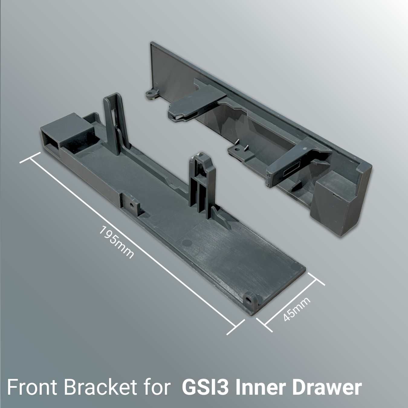 Front Bracket for GSI Inner Drawer