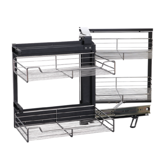 Magic Corner With Soft Closing (Chrome)