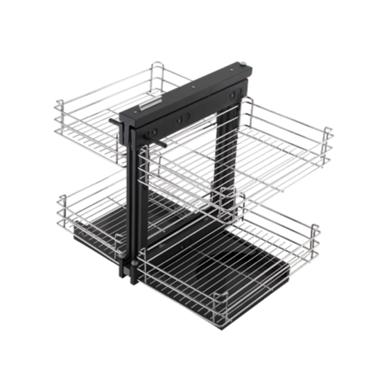 Magic Corner with Soft Closing (Chrome)