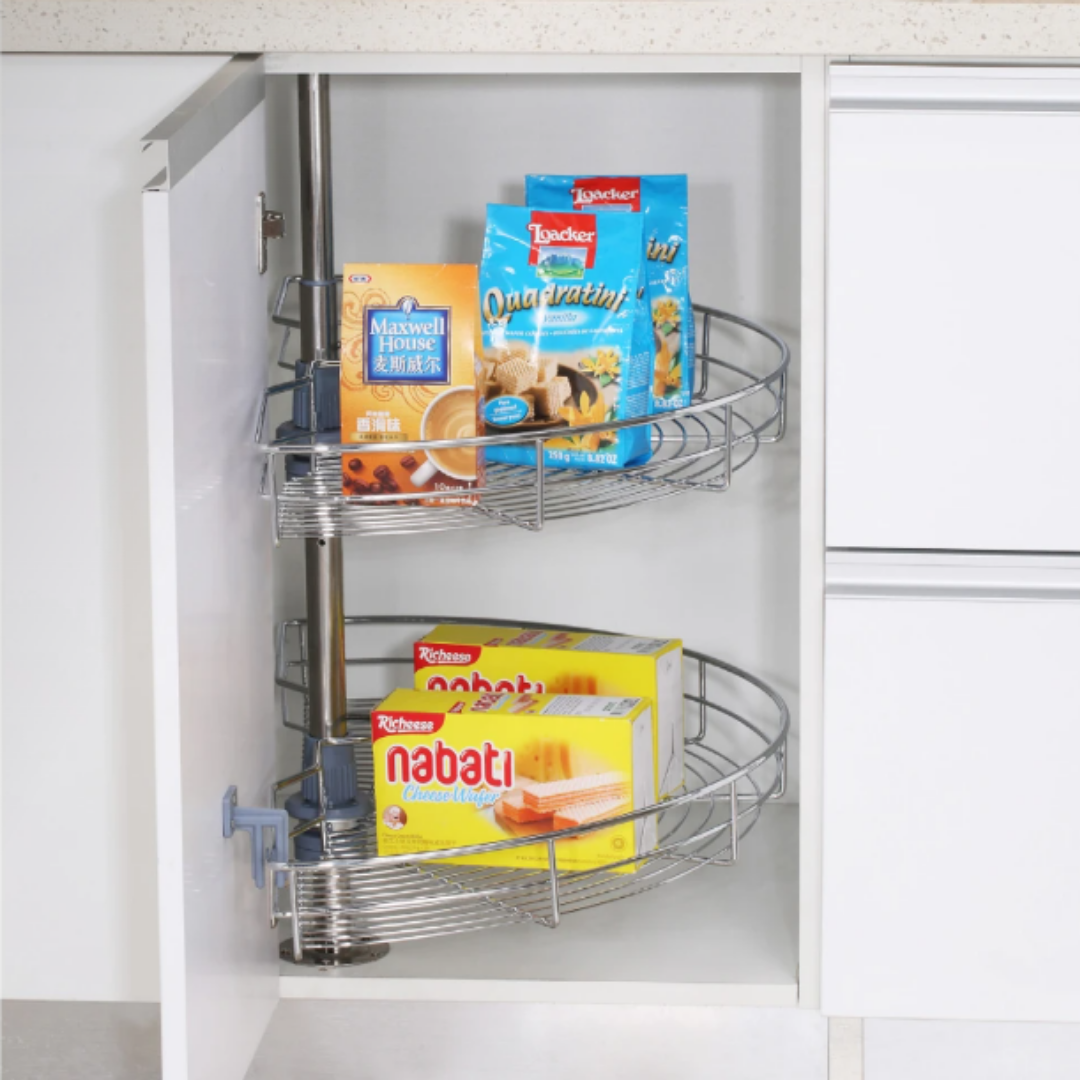 180° Swivel Basket With Pole (Chrome)
