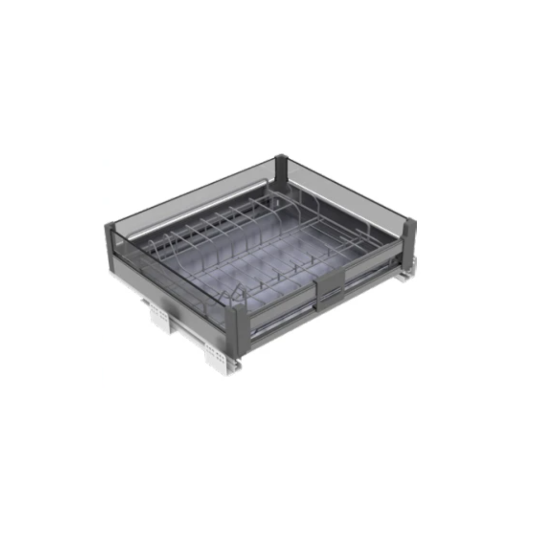 Four Side Dish Basket With Undermount Soft Closing Slide