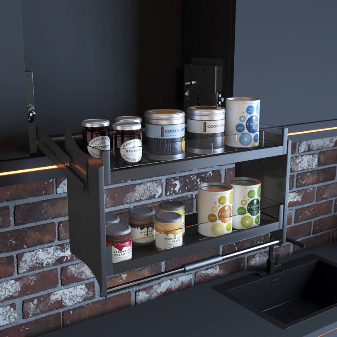 AG Dark Grey Glass Kitchen Series