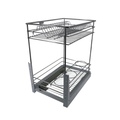 300MM 2 Layer Multifunction Pull Out Basket