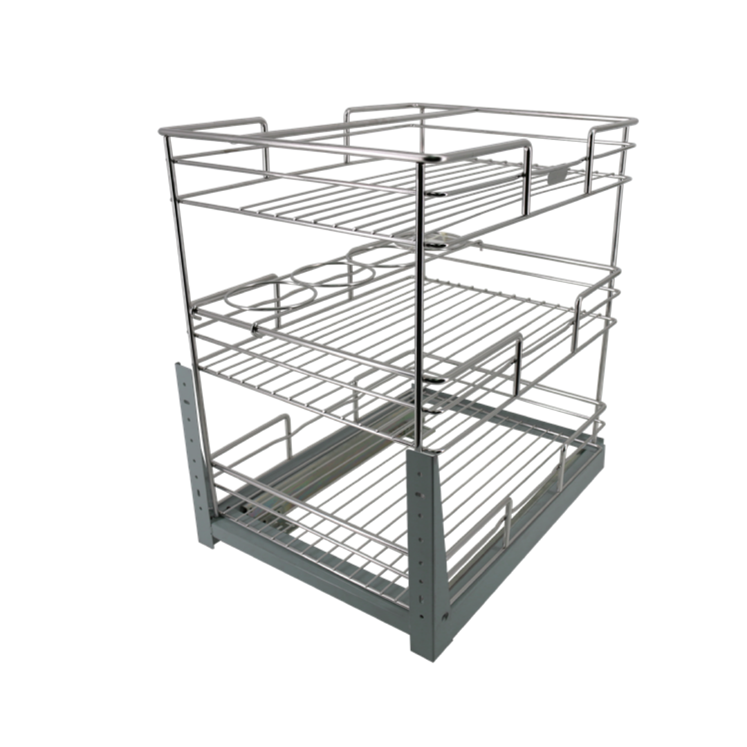 400MM 3 Layer Multifunction Pull Out Basket