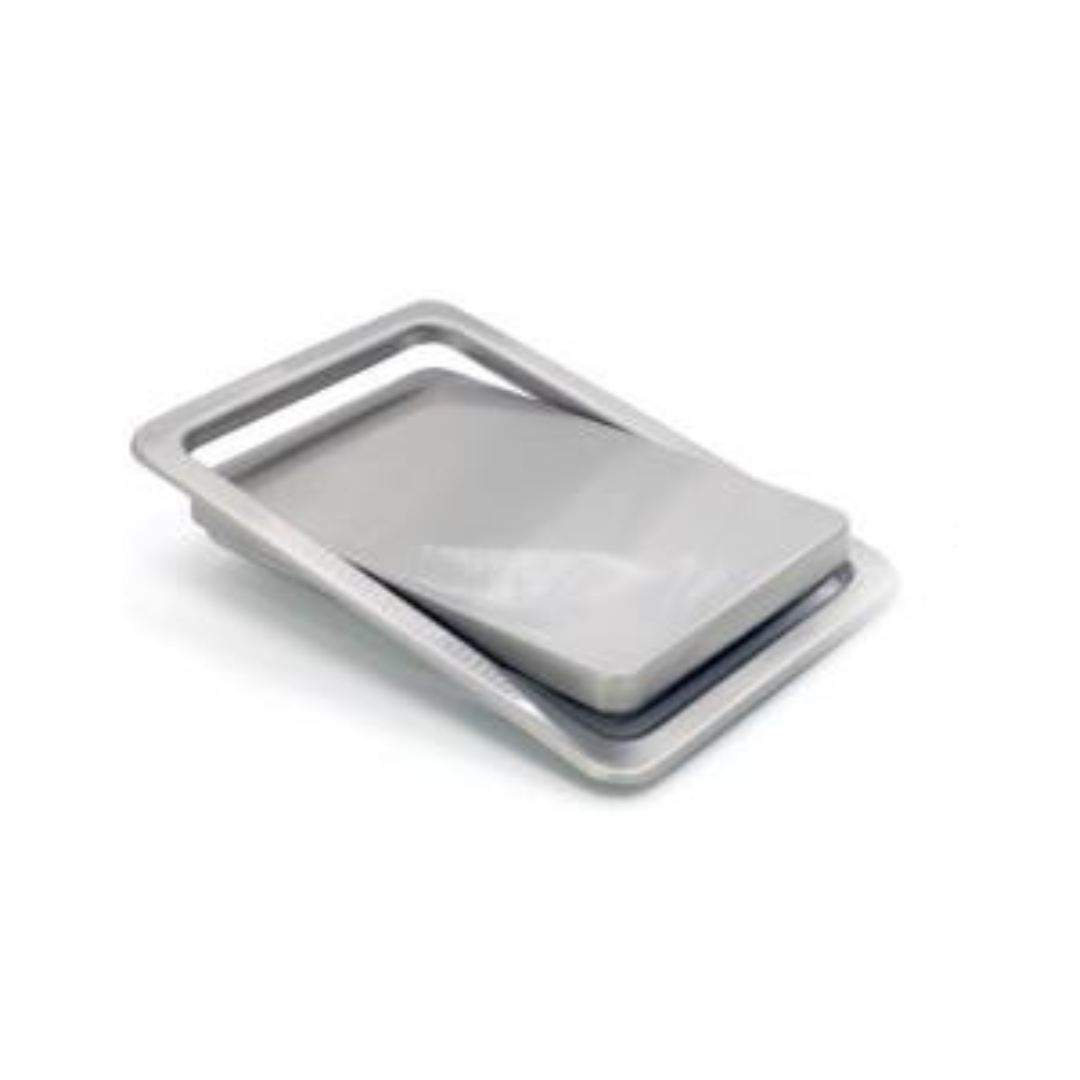 Flat Lid Rectangular Waste Bin Cover SUS 304 (Kitchen Utilities)