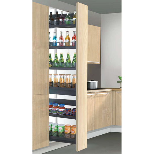Tall Unit Pull Out Basket with Soft Closing Slide