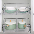 Four Side Pull Out Basket (Chrome)