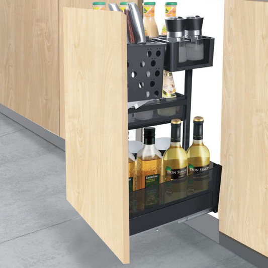 Multifunction Three Layer Basket With Undermount Soft Close Slide