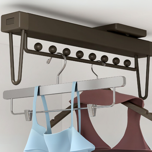 Mocha Clothes Holder with Eight Beads