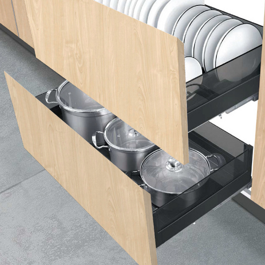 Three Side Basket with Undermount Soft Close Slide
