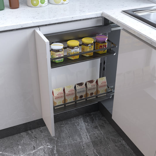 Side Pull Out Basket with Undermount Soft Closing Slide