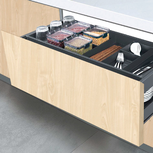 Three Side Double Basket With Undermount Soft Close Slide