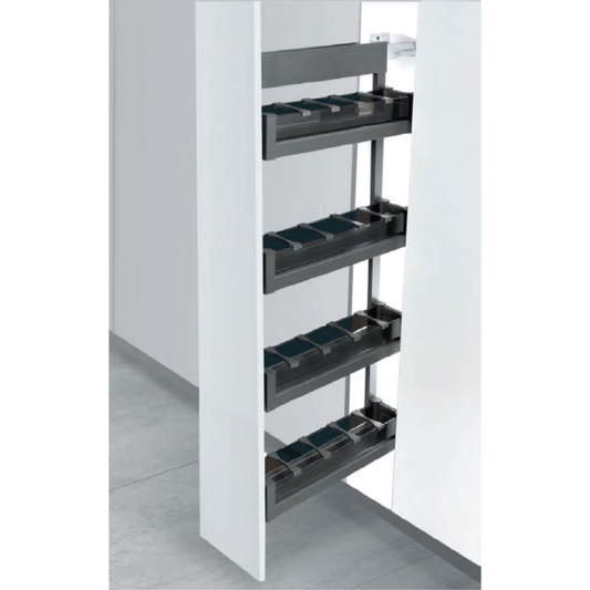Tall Unit Pull Out Basket with Soft Closing Slide