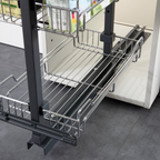 Tall Unit with Soft-Closing Pull-Out Baskets (Chrome)