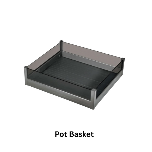 Four Side Double Basket with Undermount Soft Close Slide