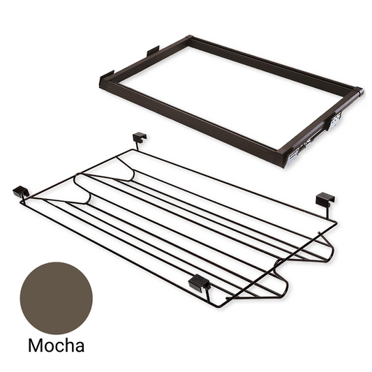 Mocha Pull Out Shoe Rack