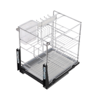 Multifunction 3 Layer Pull Out Basket Soft Closing (Chrome)
