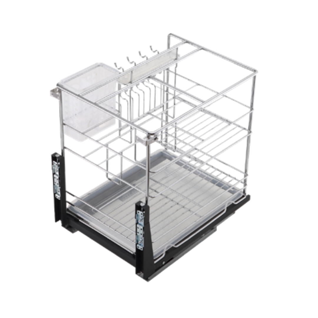 Multifunction 3 Layer Pull Out Basket Soft Closing (SUS 304)