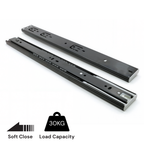 3641 Full Extension Soft Closing Drawer Slide - Single Spring (Eco)