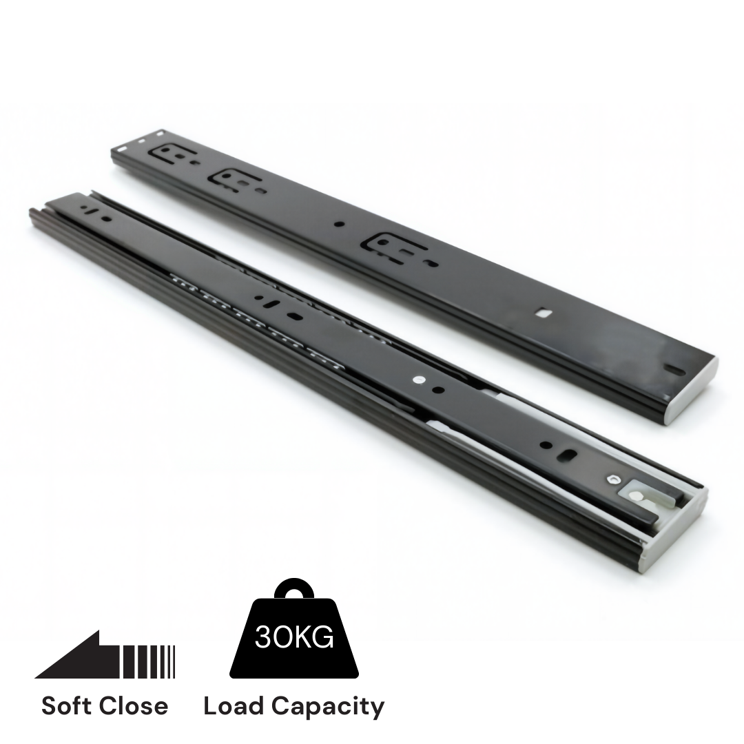 3641 Full Extension Soft Closing Drawer Slide - Single Spring (Eco)