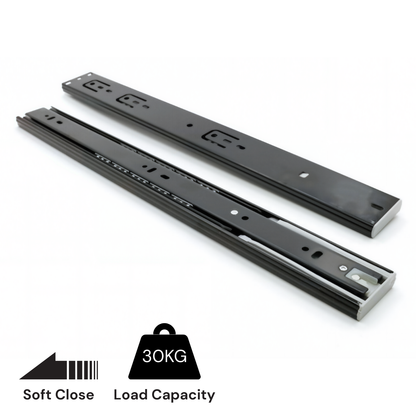 3641 Full Extension Soft Closing Drawer Slide - Single Spring (Eco)