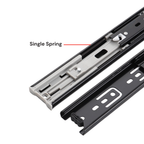 3641 Full Extension Soft Closing Drawer Slide - Single Spring (Eco)