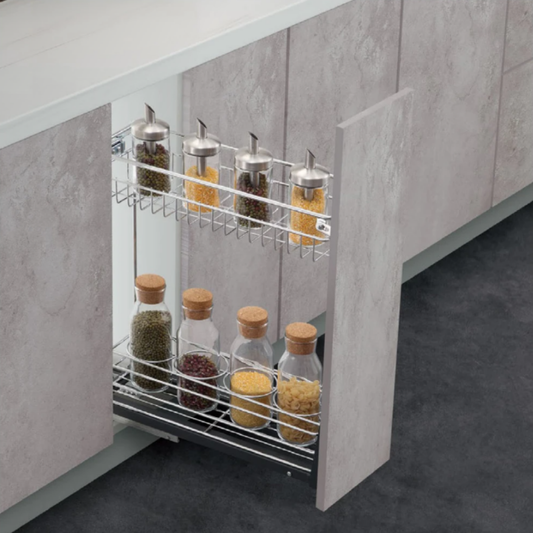 Multi Function 2 Layer Pull Out Basket (SUS 304)