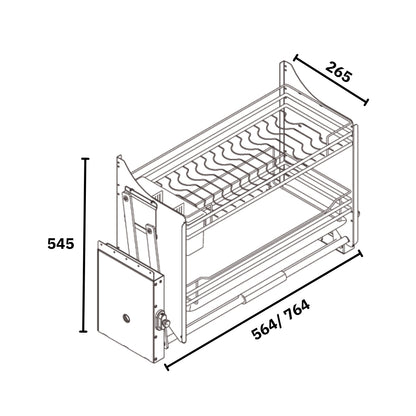 Up and Down Storage Kit Elevator Basket