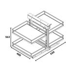 Magic Corner Basket with Soft Closing