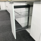 Side Pull Out Basket With Undermount Soft Close (Chrome)